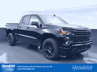 Certified Pre-Owned 2023 Chevrolet Silverado 1500 Custom Double Cab in  Merriam #QB0880G | Hendrick Chevrolet Shawnee Mission